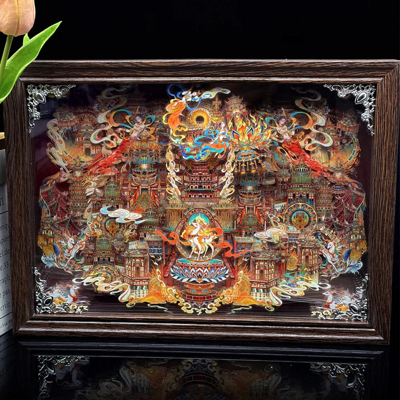 沐瑶李富贵3D立体造景贴纸