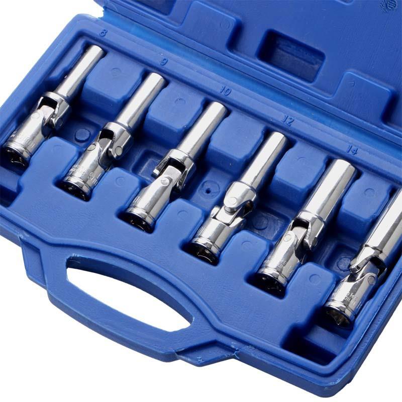 万向火花塞套筒组套6件套组合工具套装火星套筒 中飞3/8跨境新品
