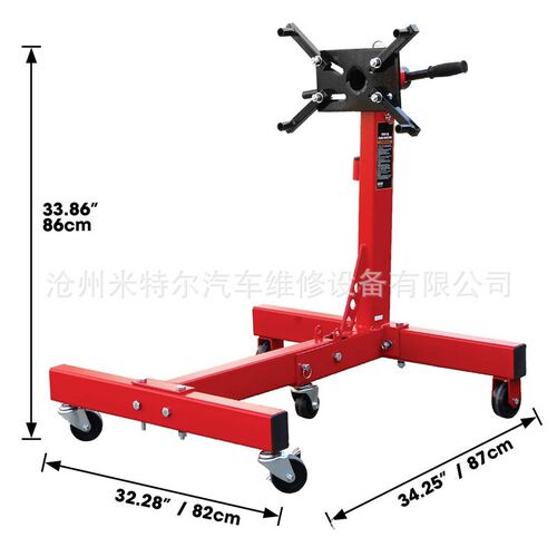 【专业生产】发动机翻转架 1500LBS 发动机支撑架 可折叠引擎支架