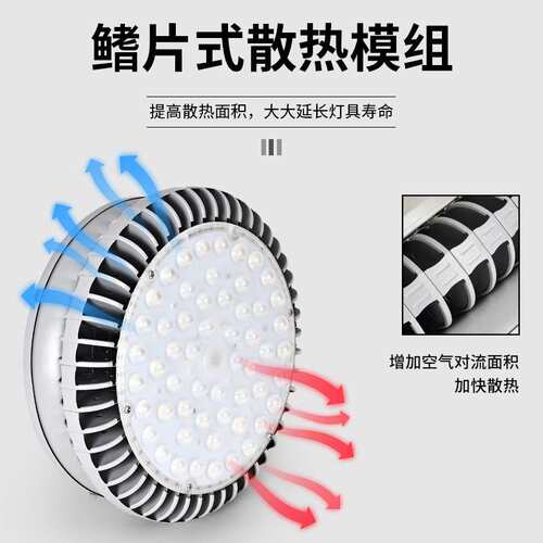 源头工厂led金钻工矿灯 大功率超亮银钻工厂灯100w200w厂房照明灯