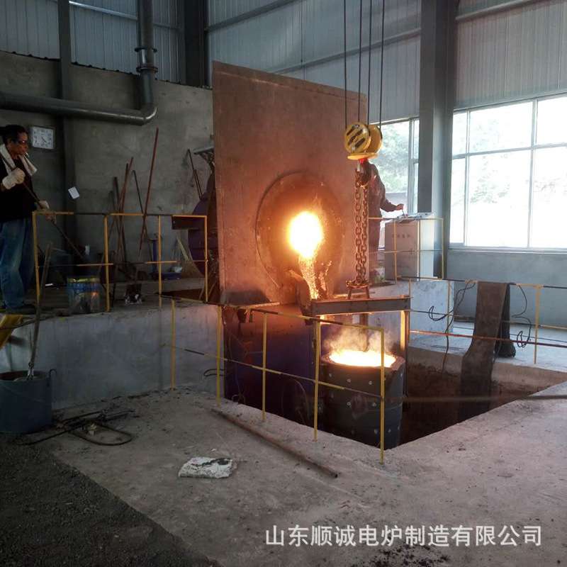 厂家熔铜炉铁炉 小型不锈钢熔炼电炉 手摇感应电加热线圈铸造设备