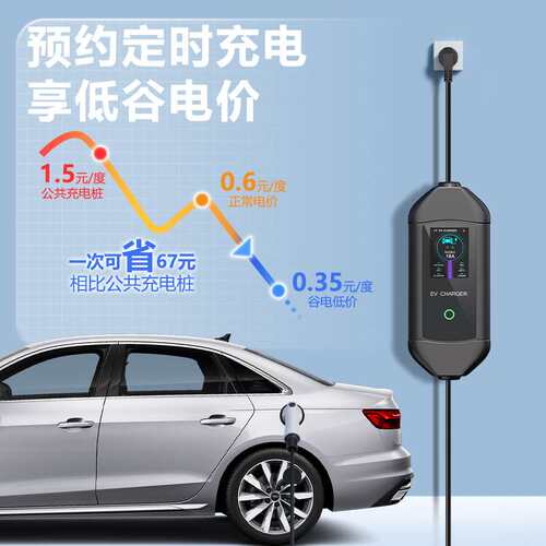 充电桩新能源汽车充电桩7KW家用国标交流随车充比亚迪3.5kw充电桩