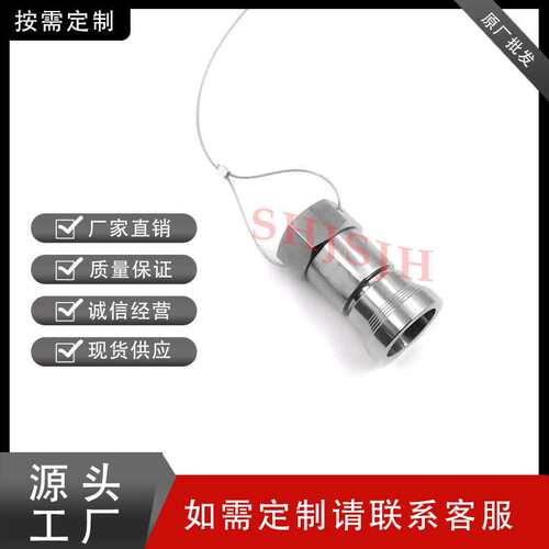 兼容世伟洛克QC4/QC6/QC8仪表快速接头戴绳索管茎母头316L不锈钢