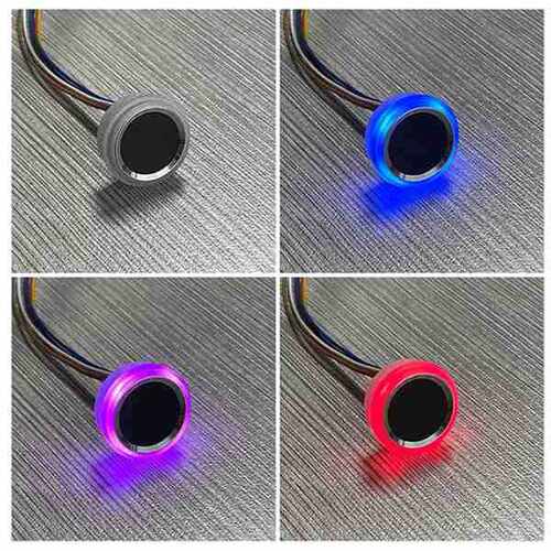 1个 黑色 ABS R502-F 防水小型 DC3.3V 直径 21.5mm MX1.0-6pin