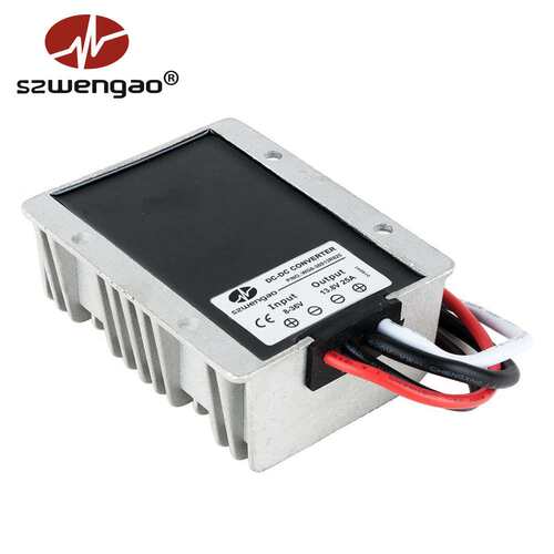 【大功率】8-40V转13.8V 25A 30A车载稳压器直流电源转换器