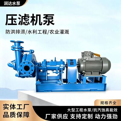 ZJW/SYA压滤机入料泵洗煤厂矿用进料泵卧式双叶轮压滤机入料泵