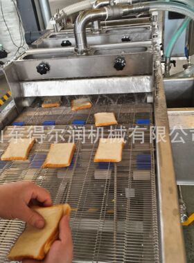 600型奶香片淋浆机奶酪条上浆机加热保温奶油黄油涂层304材质