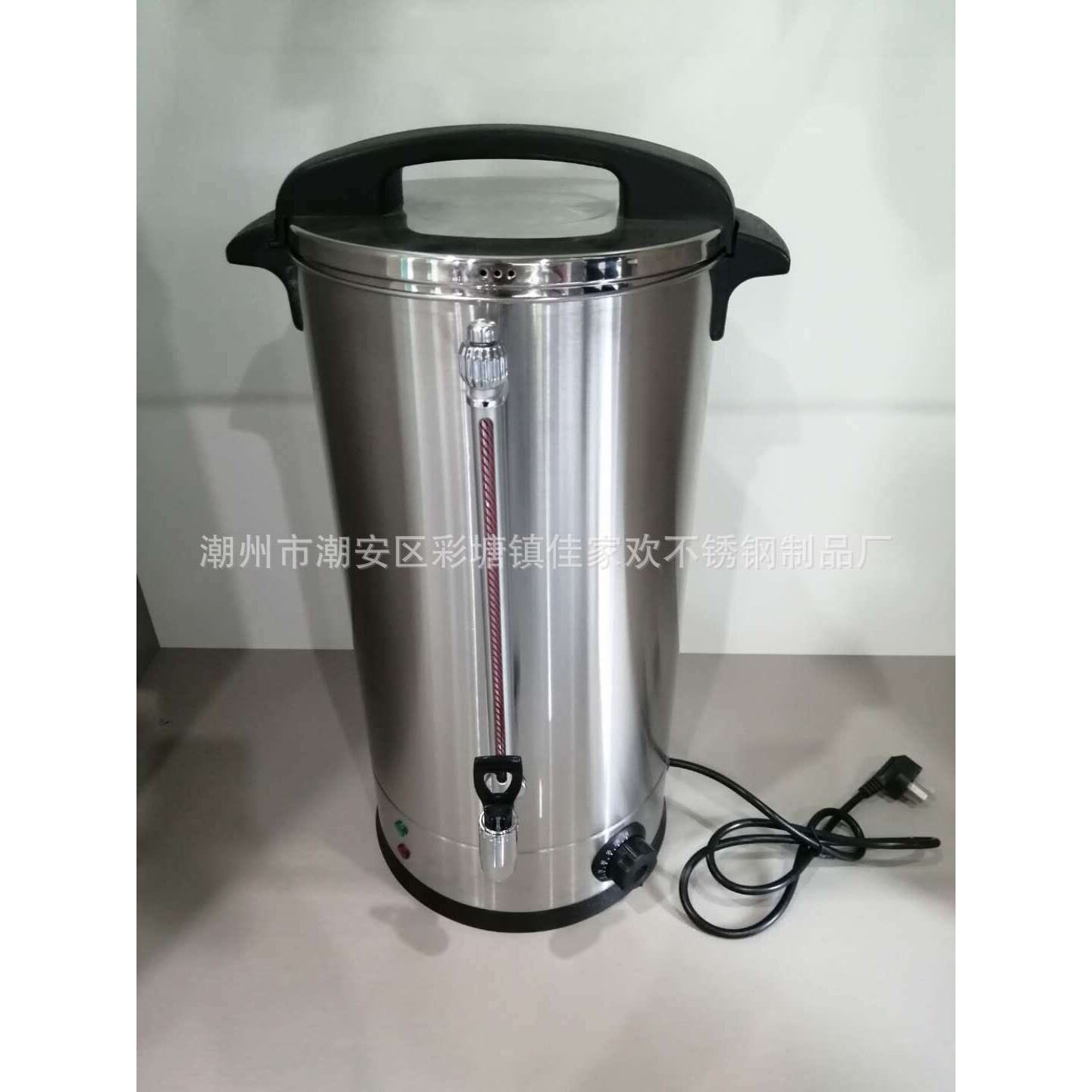 伟纳斯欣琪 韩式电热开水桶 双层热水桶商用食堂大容量烧水桶