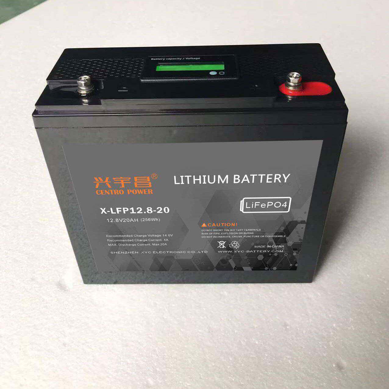 铅酸改锂电12V20AH磷酸铁电池 12.8V 20AH 锂铅电池电