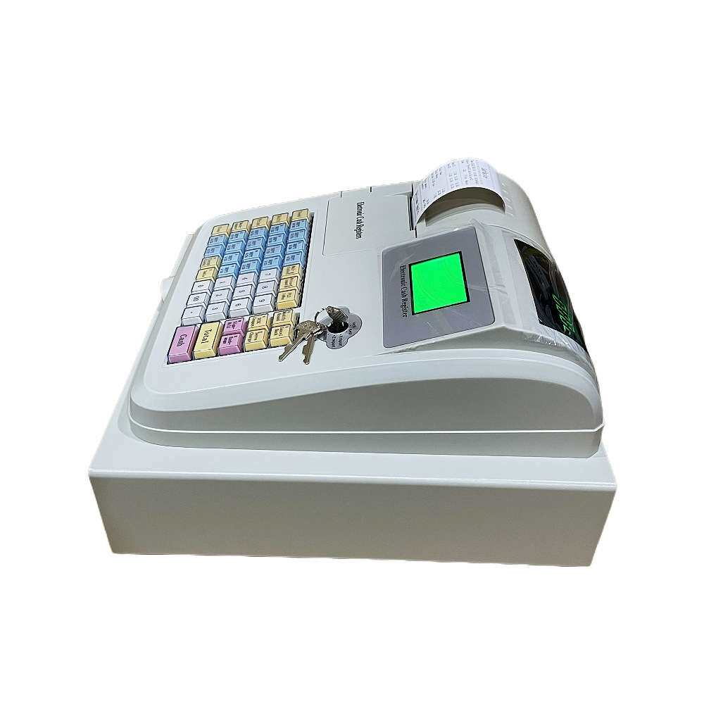 英文版电子收银机 快餐 粉面店 便利饰品店110V-220V英文收款机
