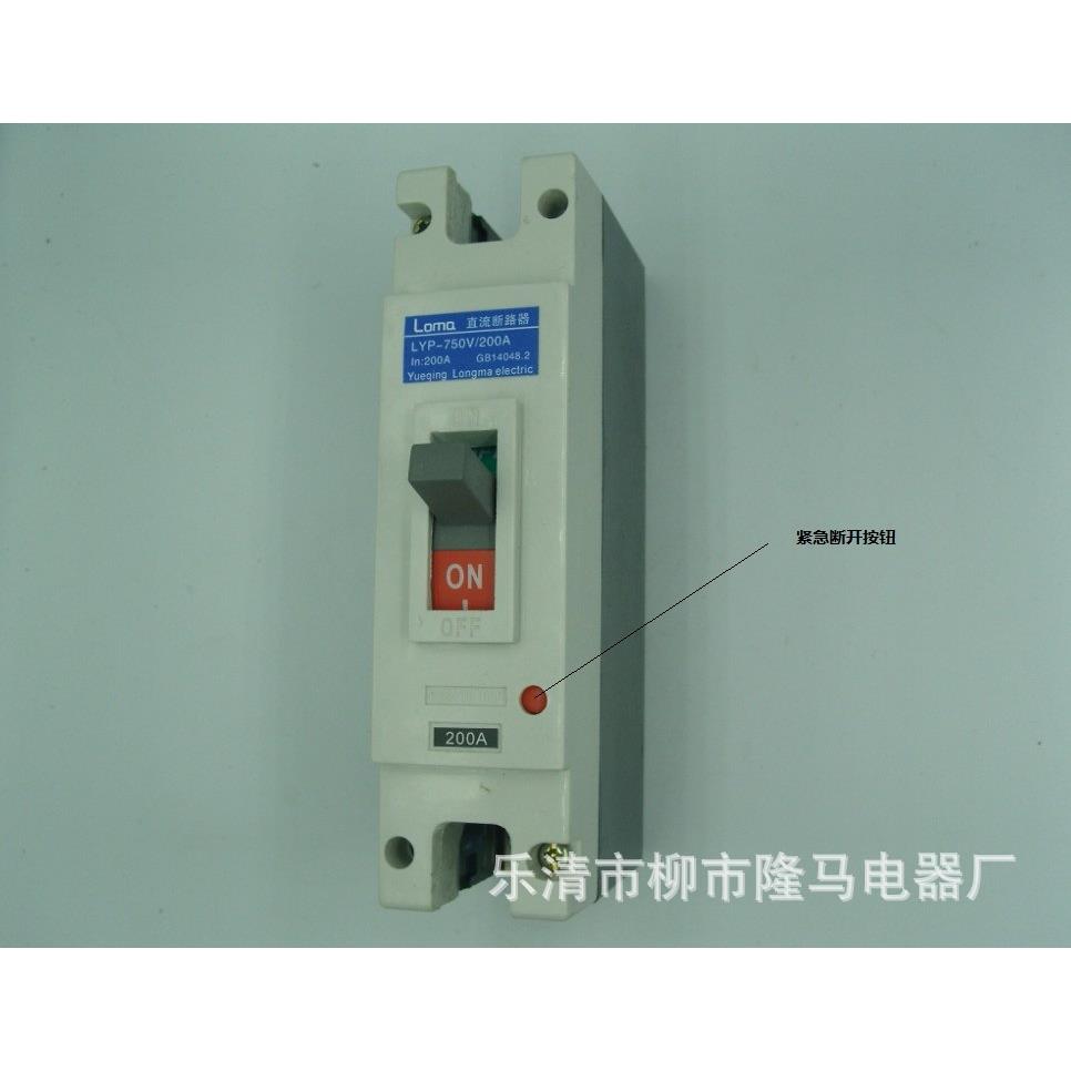 隆马电器 单极断路器 1P 单相一极断路器100A 160A 250A