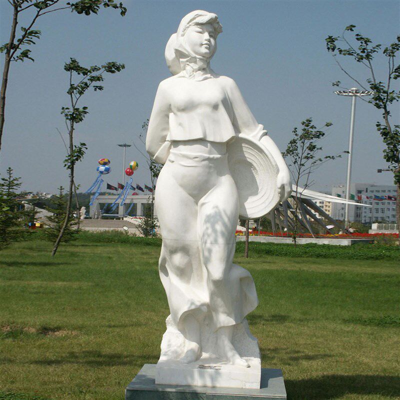 专业生产古代名人玻璃钢树脂仿砂岩景观室外校园广场大型人物雕塑