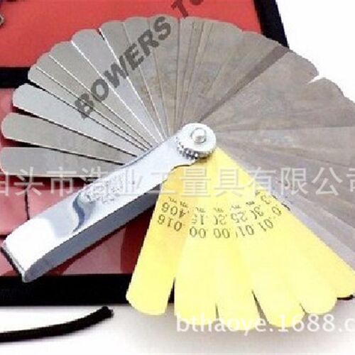 SKU456635[4件套塞尺 秀丽7]双弯头塞尺 火花塞量规 铜塞尺36片
