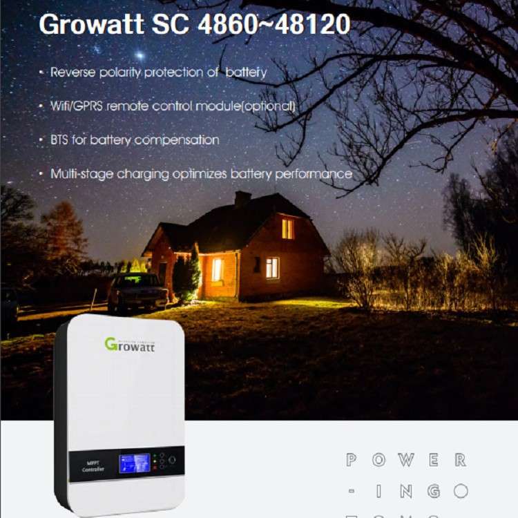 Growatt SC 48120 离网家庭电力光伏系统 MPPT 太阳能充电控制器