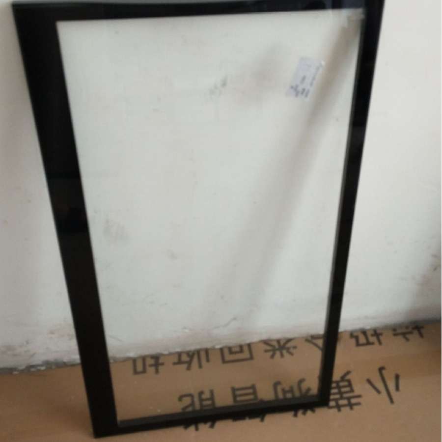 厂家直销晶钢门隐边铝框型拉手钢化玻璃整体厨房晶钢门全铝家具