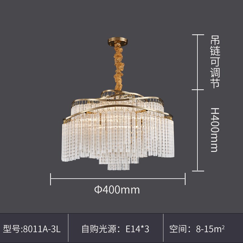 后现代轻奢水晶吊灯创意北欧客厅卧室餐厅家用样板V房时尚大气灯