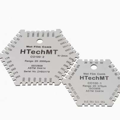 德国高科HTechMT CO100-1/2/3湿膜卡梳规测厚仪六角梳规370/2000
