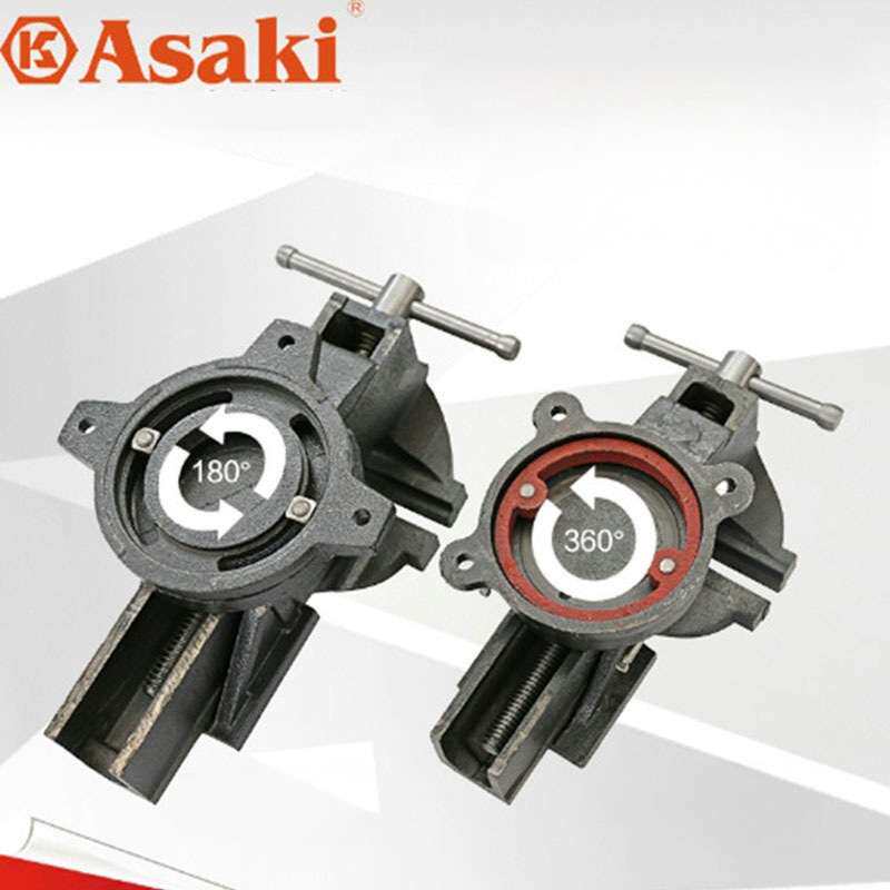 雅赛崎台虎钳368寸夹具小型家用台钳重型工业级夹钳工作台