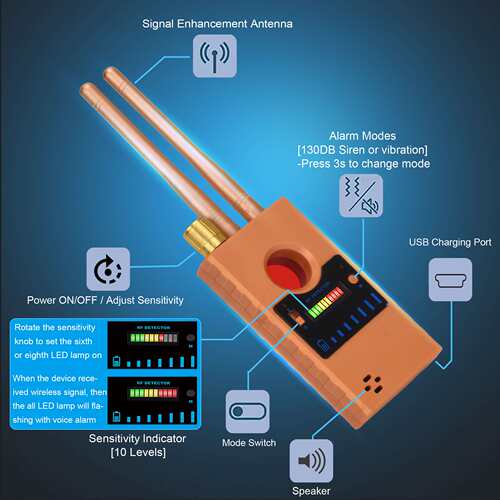 Anti Spy Camera Detector for Hidden Camera Laser Lens GSM