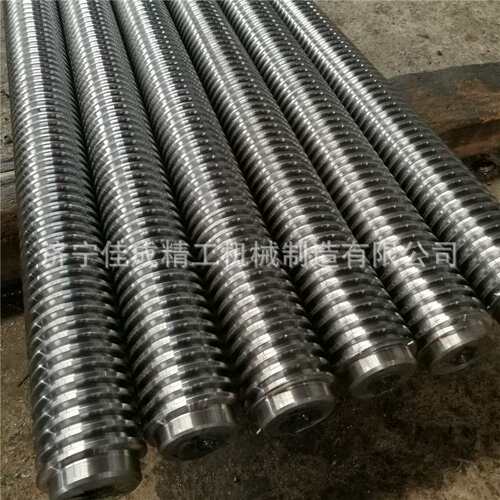梯形丝杆加工批量制作T型螺纹丝杠螺杆Tr20Tr30T40左右旋传动丝杠