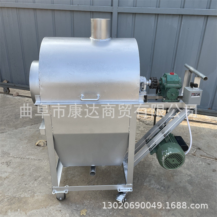 煤炭加热炒瓜子机 带壳花生翻炒机 干货店板栗炒货机