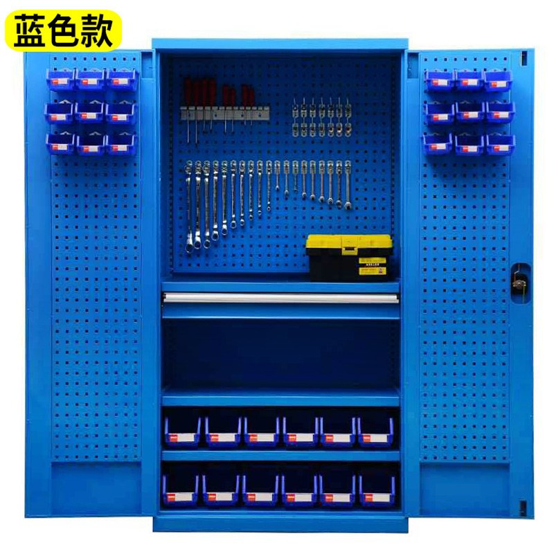双开门工具柜车间工具收纳柜抽屉式汽K修工具柜五金重型工具柜