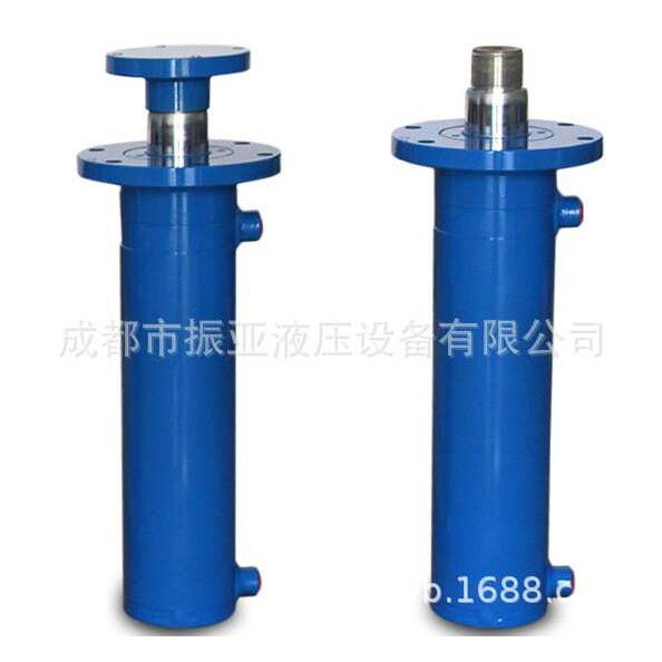 液压油缸3吨后法兰双向油缸油顶打包升降机液压缸微型小型液压站