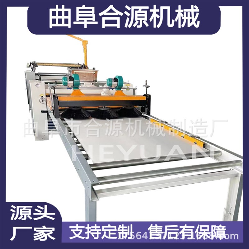 门套线条纤维板热胶包覆机 自动切割断膜 O木门网红格栅板包覆机