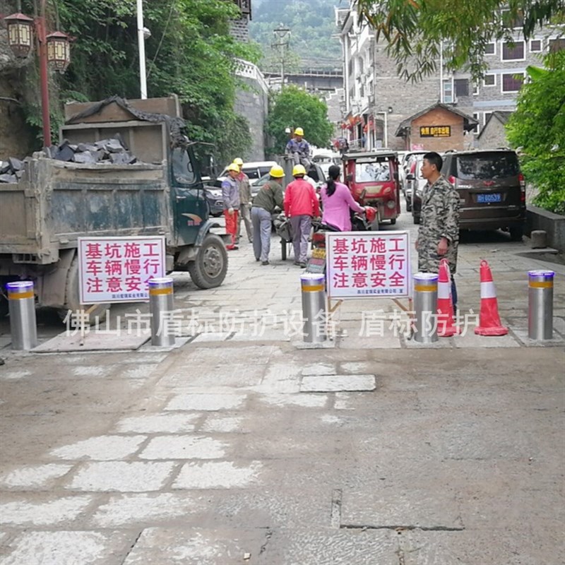 可移动不锈钢路桩 成品固定拆卸手提路障 L酒店停车场车位地锁路
