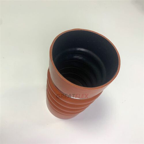 格雷特红色涡轮增压改装接驳B管中冷波纹驼峰CBC30管