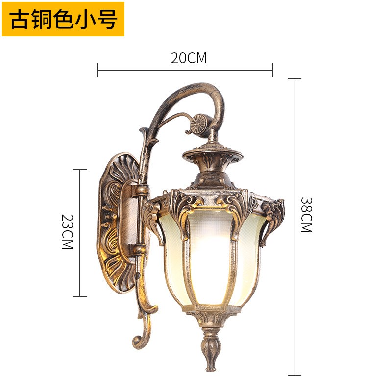 欧式户外壁灯LED阳台露台庭院灯室外防水挂灯走S廊过道围墙楼梯灯