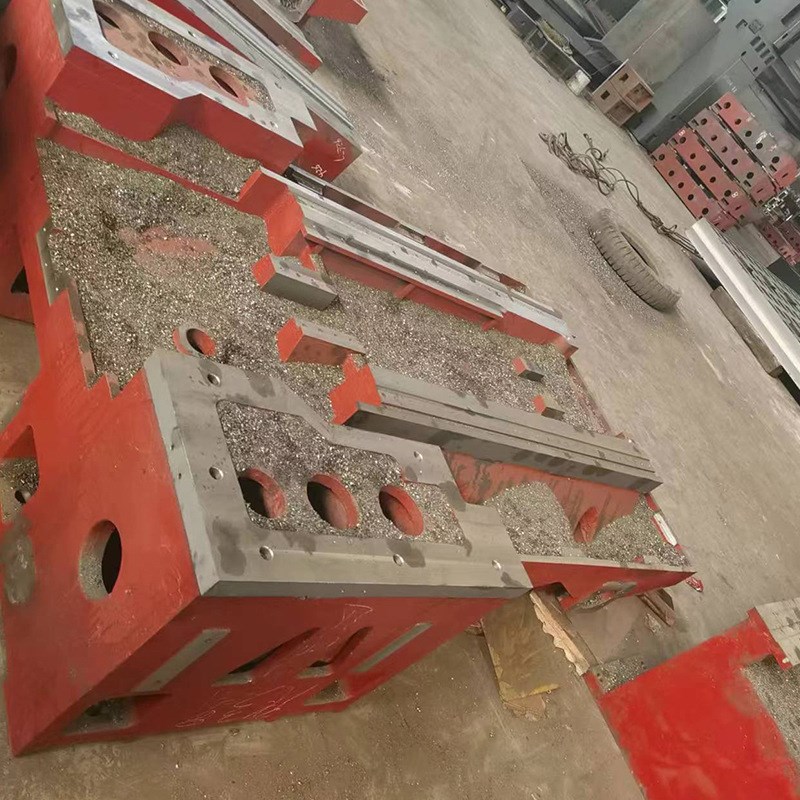 数控机床铸铁底座 o各种铸件 加工大型床身机床铸造工作台