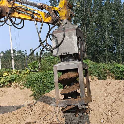 方形螺旋钻机  房屋地基钻孔用方形钻机  挖改螺旋钻机
