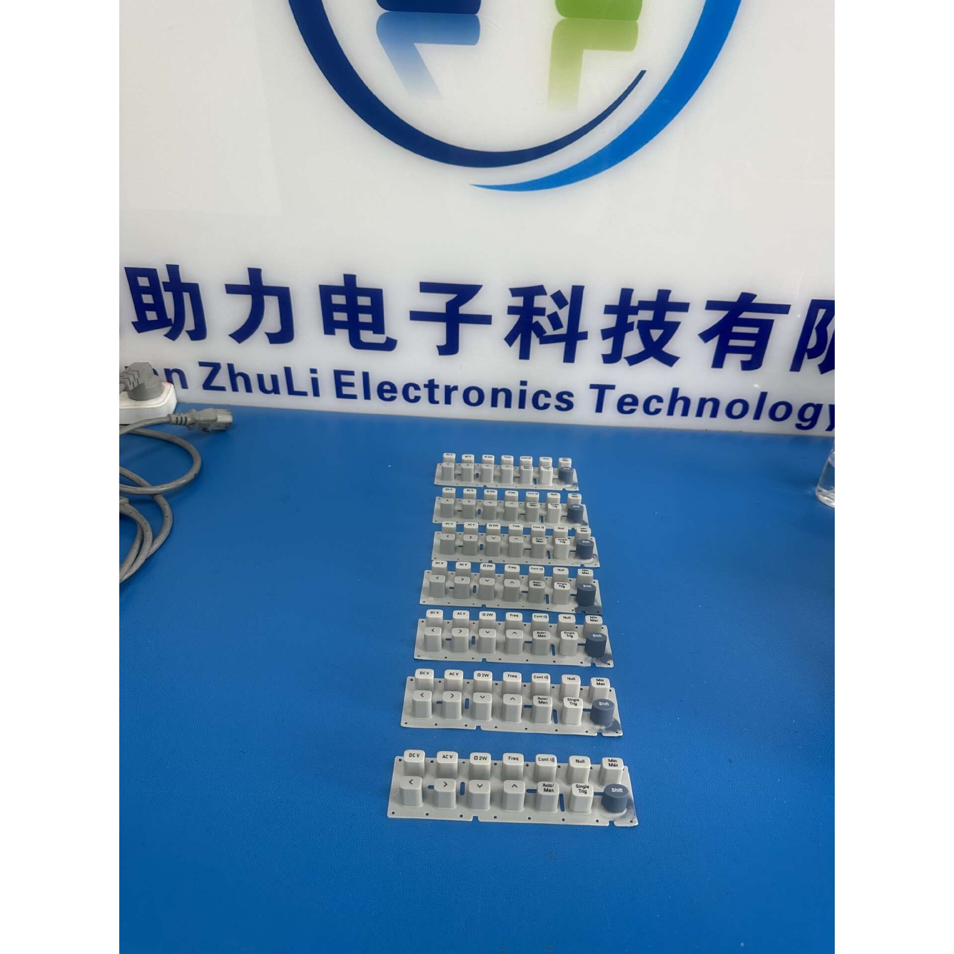 万用表34401A 前面框 KEYSIGHT34401A万用表 开关按键杆 按键膜