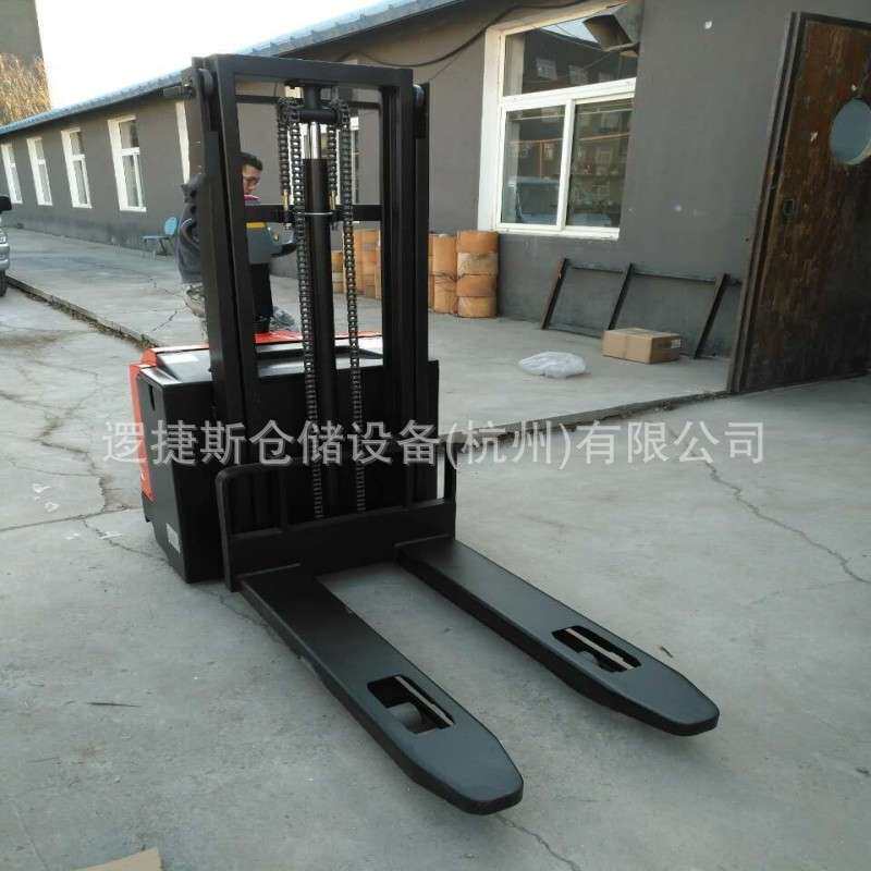 全电动站驾式堆高车1.5吨小型液压叉车2T升高车堆垛机装卸铲车