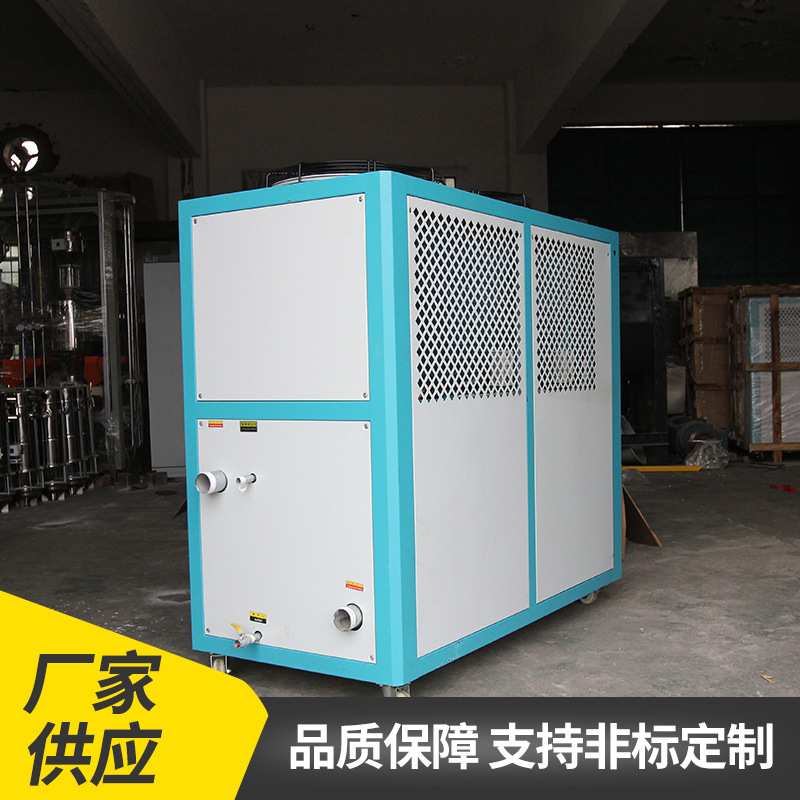 工业冷却器 微电脑控制水冷壳管式冷水机 低温式钛泡式冷水机
