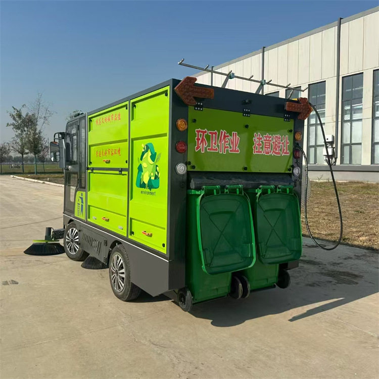 带驾驶室扫地机纯电动清地车多功能小型扫地车厂家发货