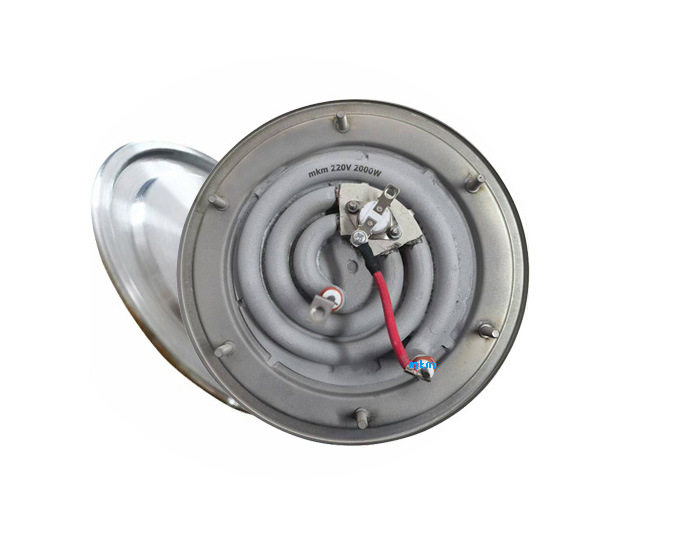 高频焊工艺直径180mm2000W开水桶耐干烧电发热盘烧水桶发热盘