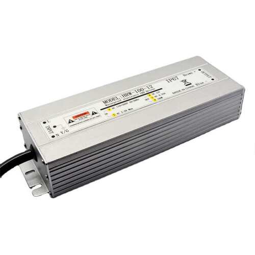 12V100W防水开关电源铝壳防水驱动AC转DC直流恒压8A防潮防尘电源