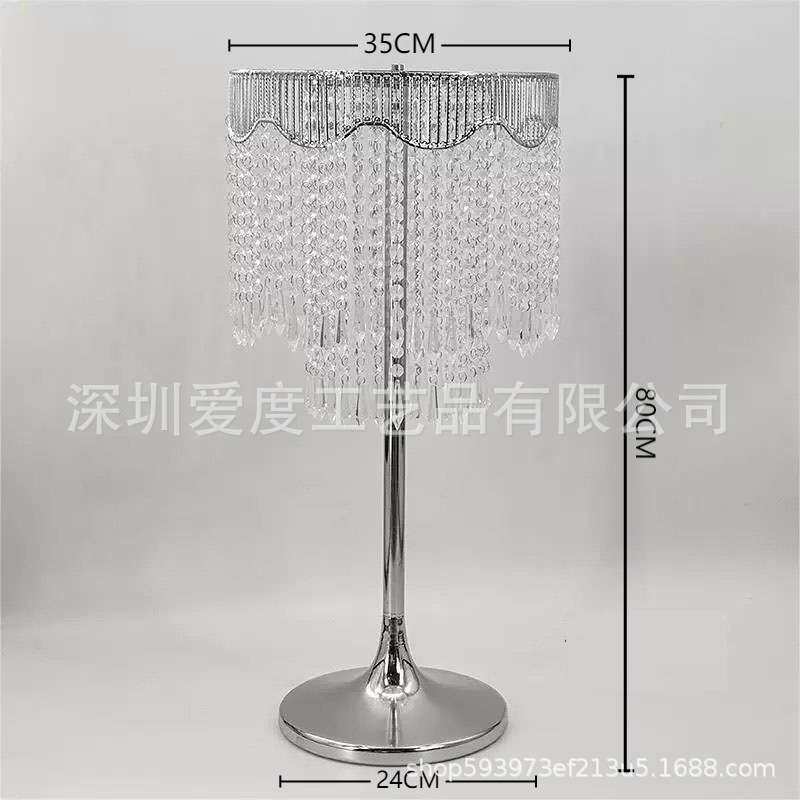 铁艺电镀摩天轮吊珠花器摆件迎宾区路引婚礼布景道具创意桌摆