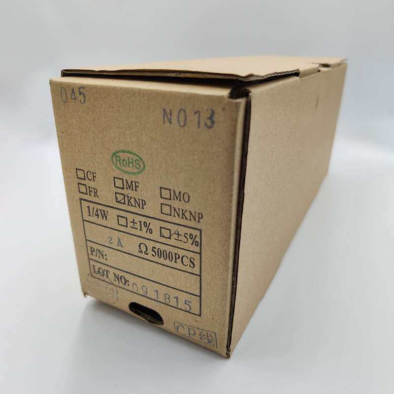 厂家供应KNP绕线电阻1/4W 1/2w 1w 2w铜线熔断电阻器保险丝电阻