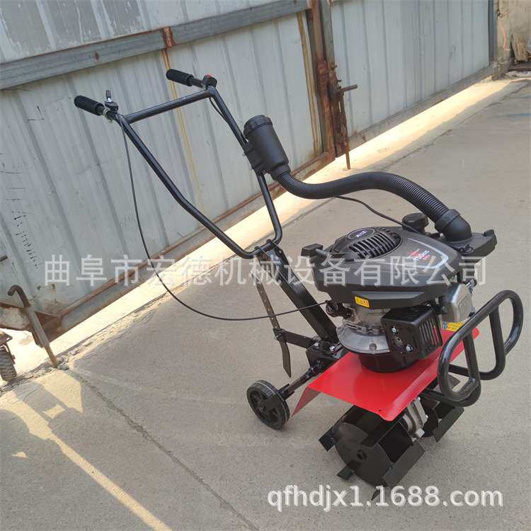 汽油农用小型松土机 微型旋耕除草机 手推式微耕机价格