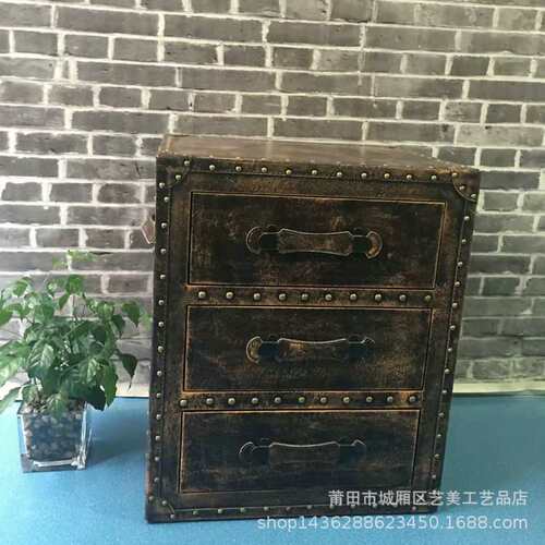 地中海床头柜简约创新储物柜迷你收纳柜小户型卧室床边柜