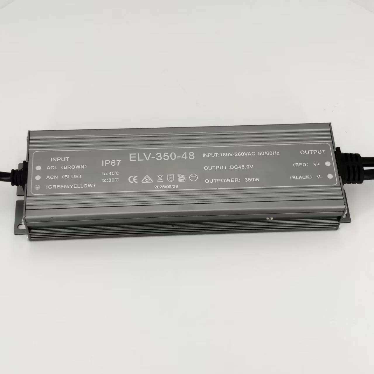 48V 350W防水电源工程亮化洗墙灯护栏管室外防水电源IP67质保三年