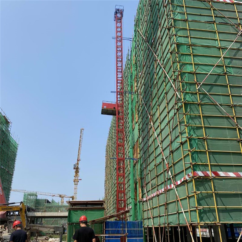 2021单柱双吊笼施工升降机 高空作业K盖房物料提升机建筑升降机