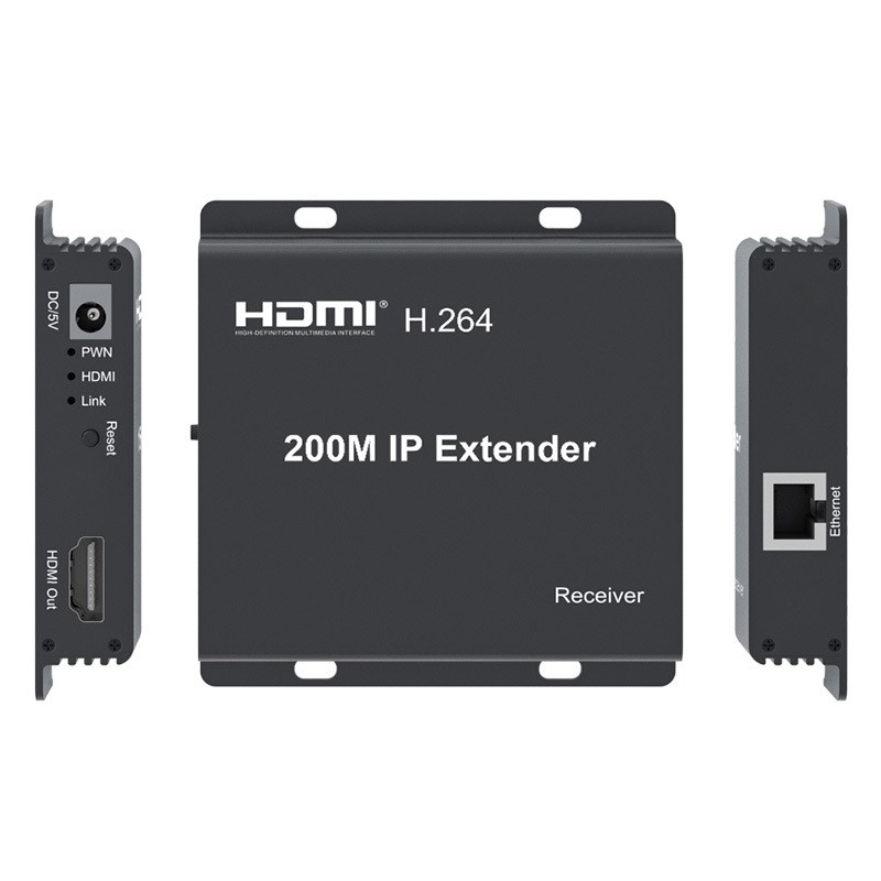 200米 HDMI KVM IP 网线延长器 (H.264) 200M HDMWI KVM IP