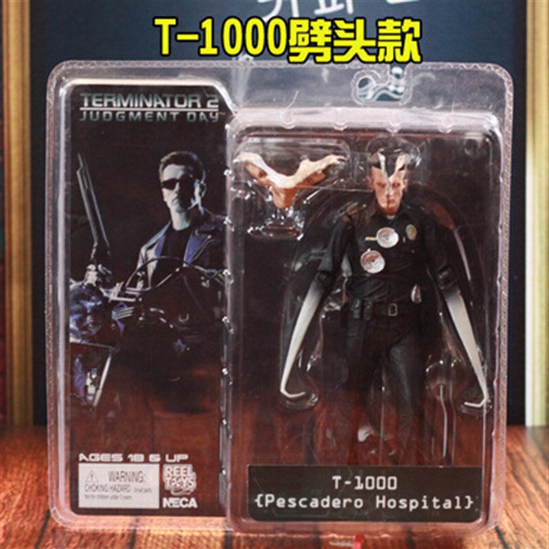 NECA 终结者 Tp800 阿诺 施瓦辛格 骨架7寸可动人偶模型