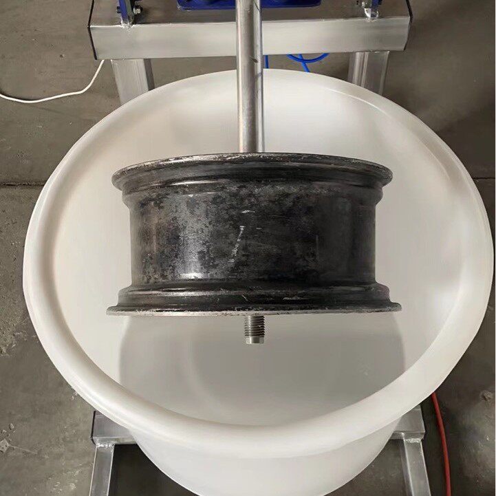 汽车轮毂打磨机抛光轮毂抛光机铝合金轮圈除锈打磨机光亮研磨电动