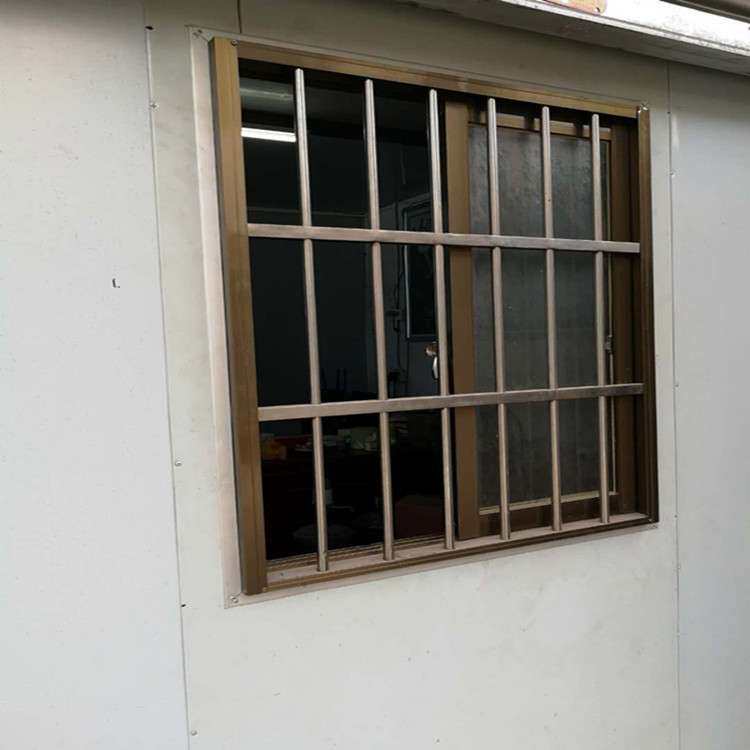 铝合金窗推拉窗防盗窗铝合金玻璃窗白色香槟色铝窗出租屋防盗门窗
