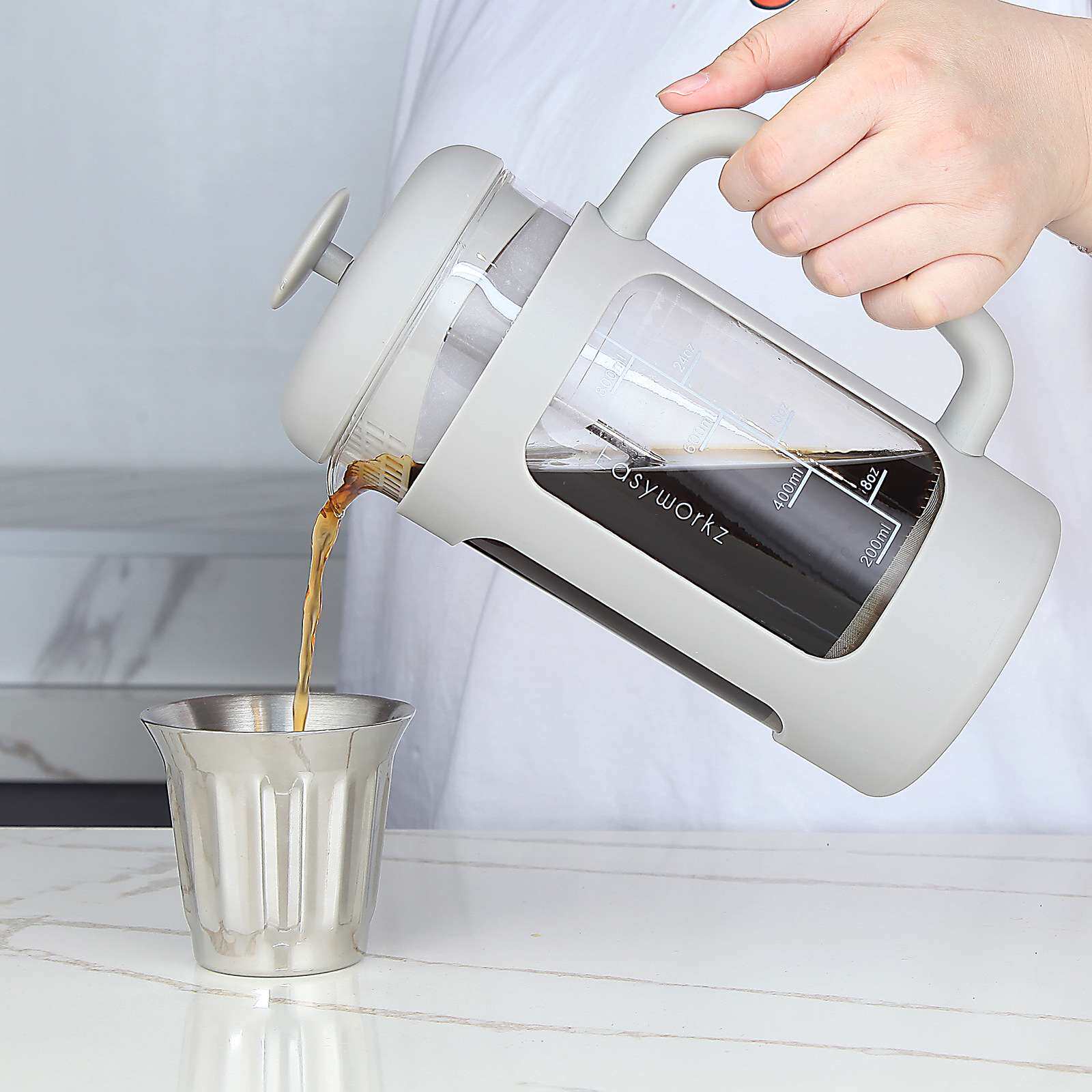 玻璃法压壶咖啡手冲壶家用煮咖啡过滤式器具冲茶器套装